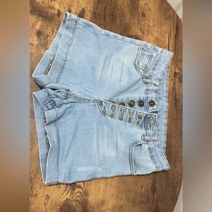 SHEIN light blue shorts
